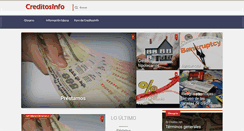 Desktop Screenshot of creditosinfo.com